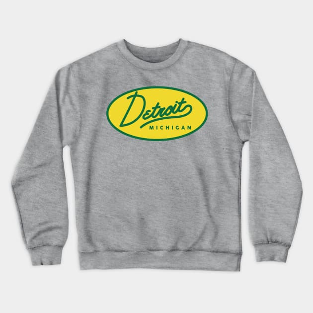 Detroit Crewneck Sweatshirt by J31Designs